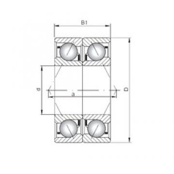 ISO 7208 BDB angular contact ball bearings