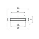 NACHI 2923 thrust ball bearings