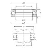 NTN 51334 thrust ball bearings
