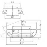 360 mm x 500 mm x 25 mm KOYO 29272 thrust roller bearings