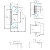 130 mm x 270 mm x 54 mm SKF 29426E thrust roller bearings