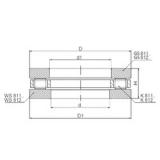 ISO 81240 thrust roller bearings