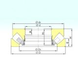 200 mm x 280 mm x 35,3 mm ISB 29240 M thrust roller bearings