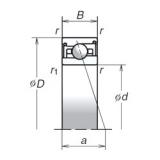30 mm x 47 mm x 11 mm NSK 30BER29SV1V angular contact ball bearings