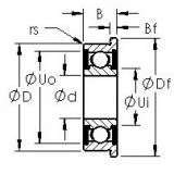 AST F604H-2RS deep groove ball bearings