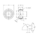 18 mm x 34 mm x 18 mm NMB MBT18V plain bearings