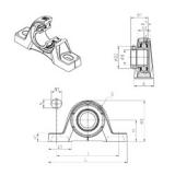 SNR ESPE204 bearing units
