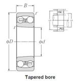 50 mm x 110 mm x 40 mm NTN 2310SK self aligning ball bearings