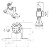 SNR EXPH209 bearing units