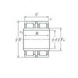 133 mm x 280 mm x 215 mm KOYO JC92 cylindrical roller bearings
