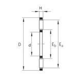 INA AXK300X330X5 needle roller bearings
