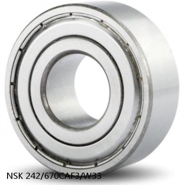 242/670CAF3/W33 NSK Double row double row bearings