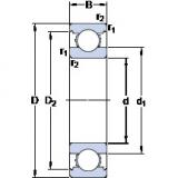 95 mm x 200 mm x 45 mm SKF 6319 deep groove ball bearings