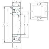 45 mm x 75 mm x 16 mm SNFA VEX 45 7CE1 angular contact ball bearings