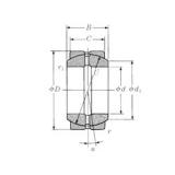 82,55 mm x 130,175 mm x 72,24 mm NSK 32SF52 plain bearings