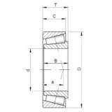 41,275 mm x 92,075 mm x 23,812 mm ISO M903345/10 tapered roller bearings